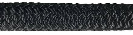 36mm Dock Mooring line - Black price per meter