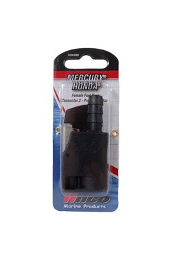 Mecury/Honda Female Fuel Hose Connect 2 Prong 3/8" Barb Engine End