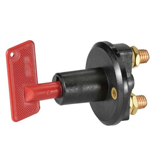 Plastic Battery Master Switch with Removable Key - 61038BL