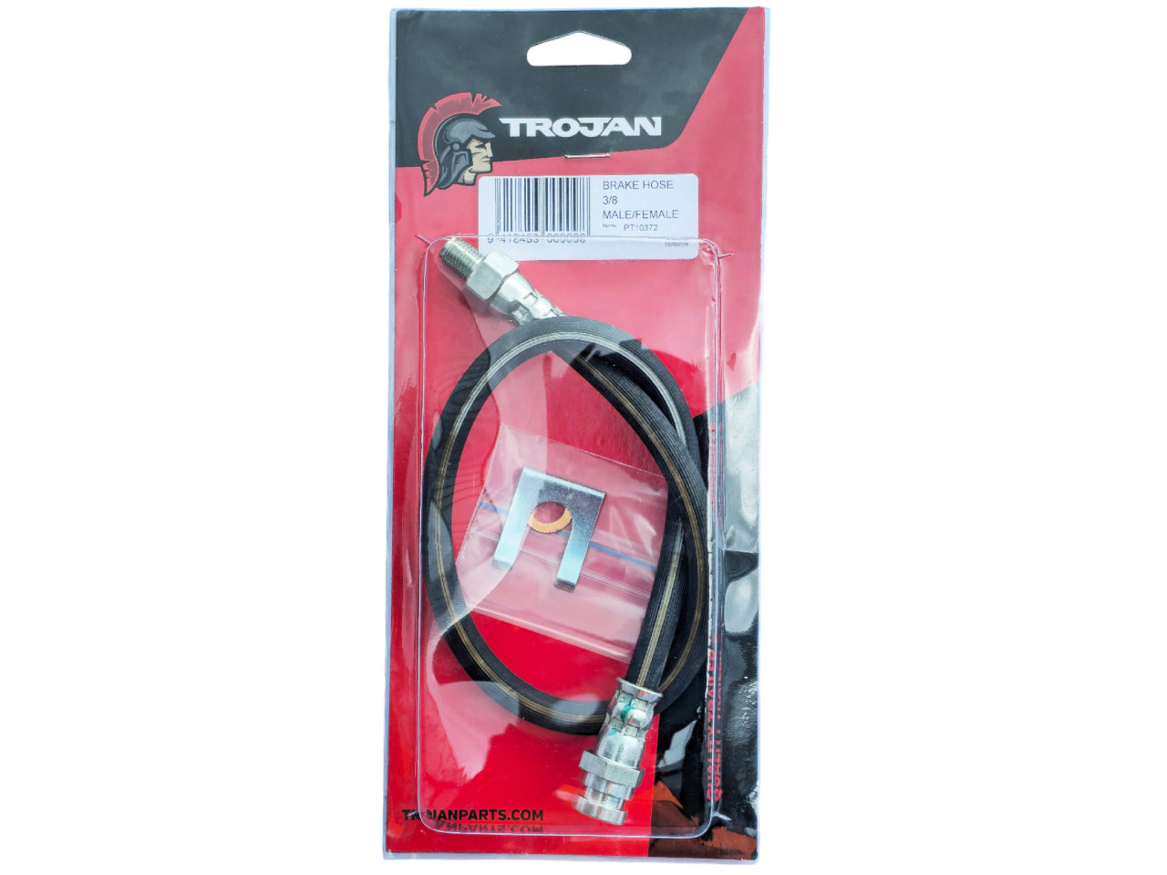 Rubber Brake Hose Kit - 3/8" Male to 3/8" Female