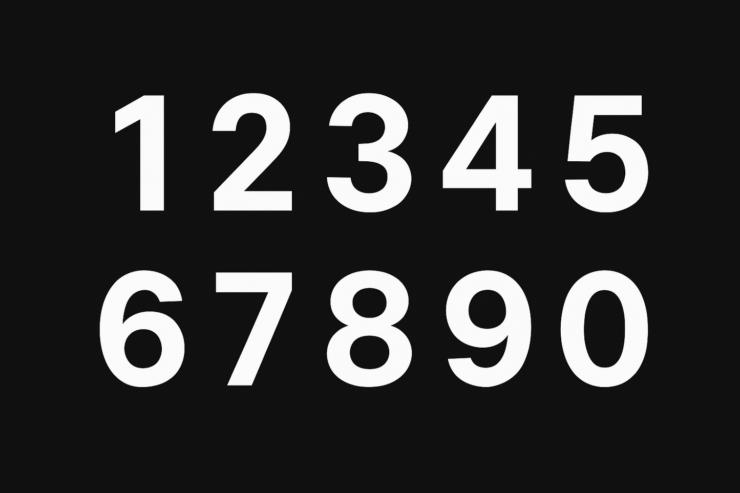 Boat Registration Number 1 100mm