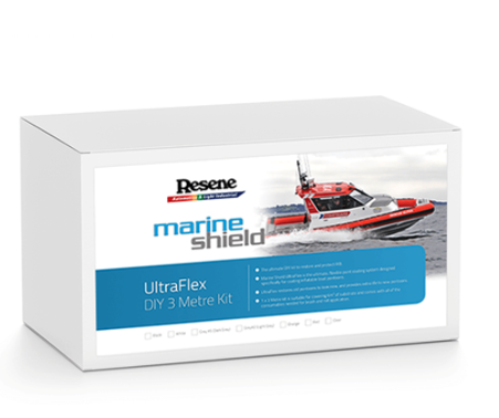 Marine Shield UltraFlex Inflatable RIB Paint - DIY Kit 3 Metre RED