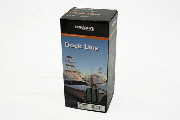 Donaghys Dock Line 12mm x 7.5M Pre-pack Black