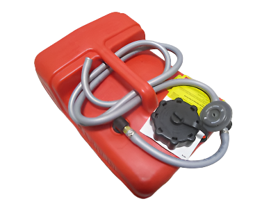 Mercury 3 Gallon 12L Portable Fuel Tank with 10' Hose & Fitting