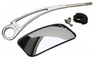 Launch Tower Mirror Bracket Curved Polished 2.1/2"