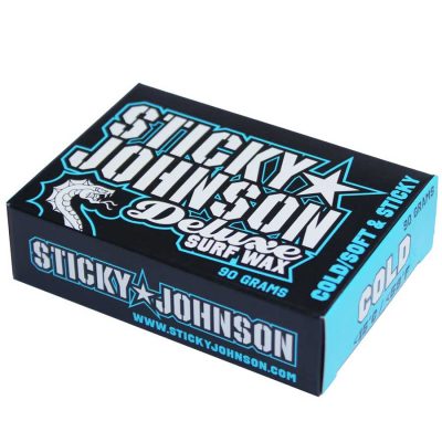 Sticky Johnson Deluxe Surf Wax – Cold 90gms