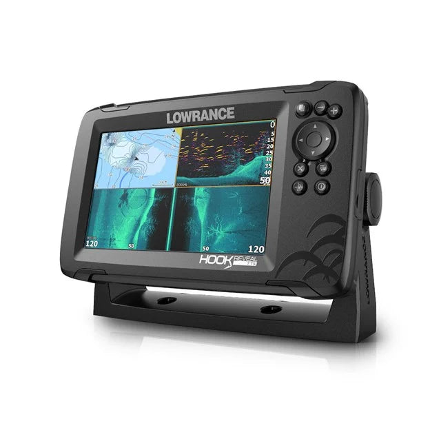 Lowrance Hook Reveal 7" Triple Shot Fishfinder