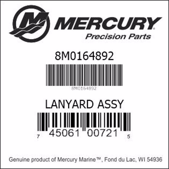 Mercury / Mercruiser Lanyard - 8M0164892