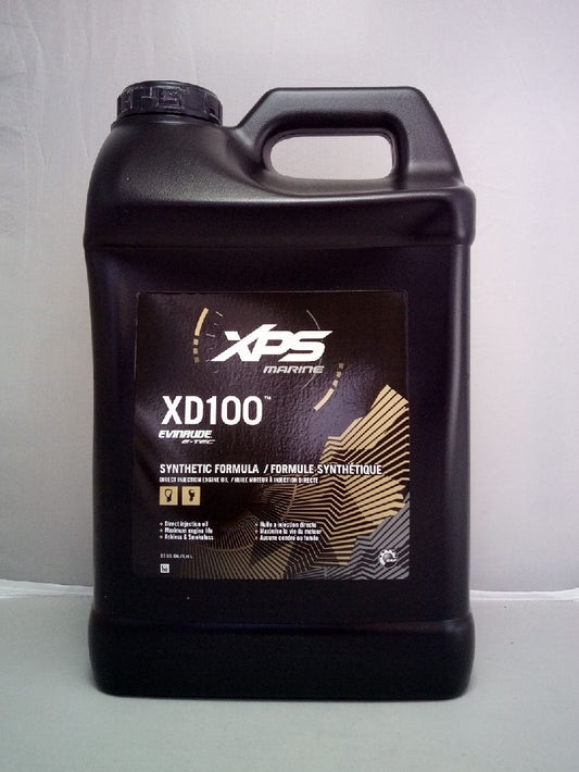 XPS Johnson & Evinrude XD100 Full Synthetic E-TEC Outboard Engine Oil 9.46 L