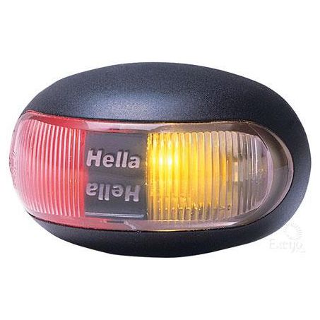Hella 2053 Side Marker Light Red/Amber LED 9 to 33V