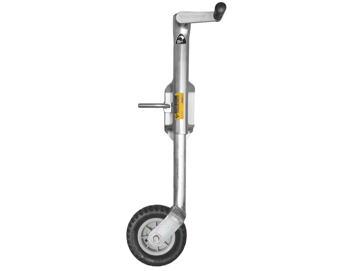 Christine Jockey Wheel 250KG -190mm Nylon Wheel - Bolt On - Side Wind