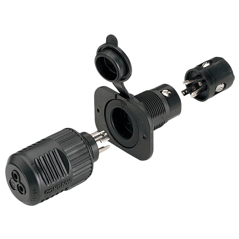 Marinco ConnectPro Trolling Motor Plug 3-Wire 40amp