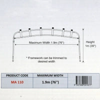 Oceansouth Aluminium Clamp-On Rocket Launcher