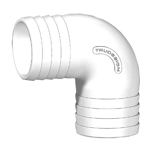 TruDesign 90° Elbow Connector 19mm White