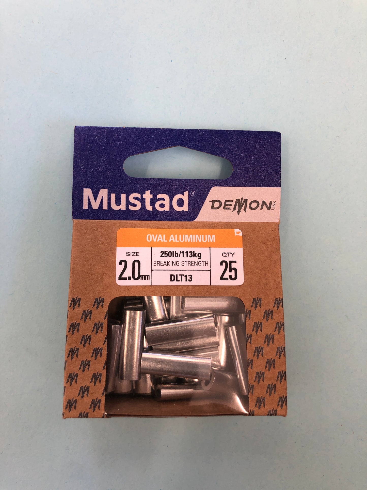 Mustad Demon DLT13 Oval Aluminium Sleeve