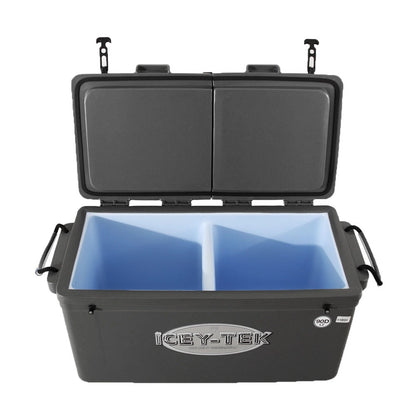 Icey-Tek 90Ltr Split Lid with Internal Divider Chilly Bin