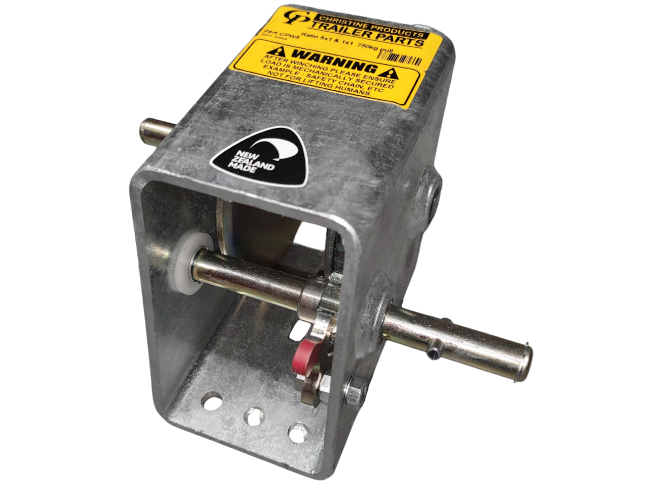 5:1 Winch 750kg with 1 Handle No Wire