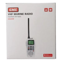 GME GX625 5/1 Watt Handheld VHF Marine Radio - White
