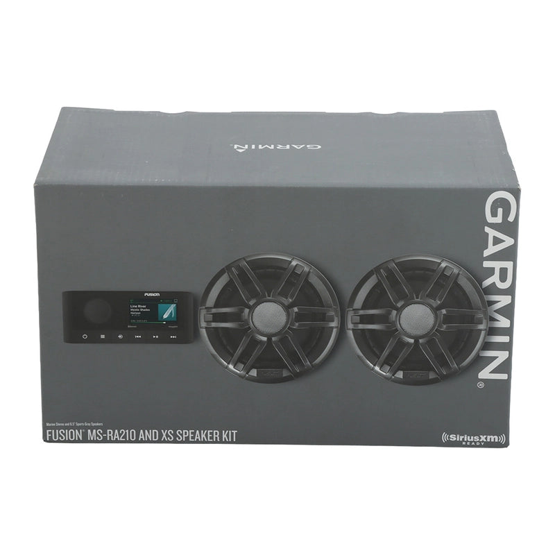 Fusion Marine Stereo Kit Ms-Ra210 With Xs Sports Speakers