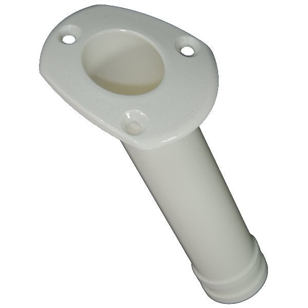 ABS Flush Mount Rod Holder in White