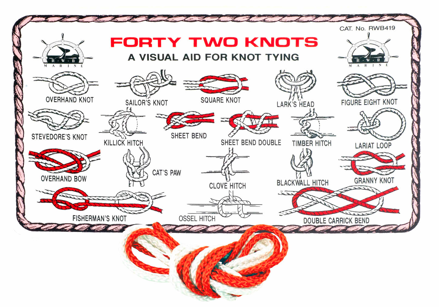 42 Illustrated Knot Card