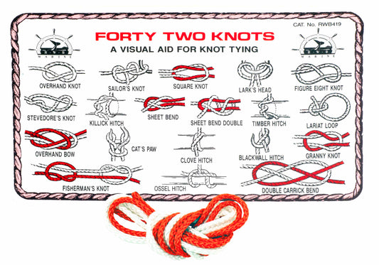 42 Illustrated Knot Card