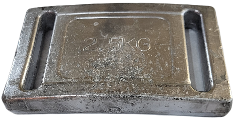 Dive Weight (Curved) 2.5kg - 5.5lb