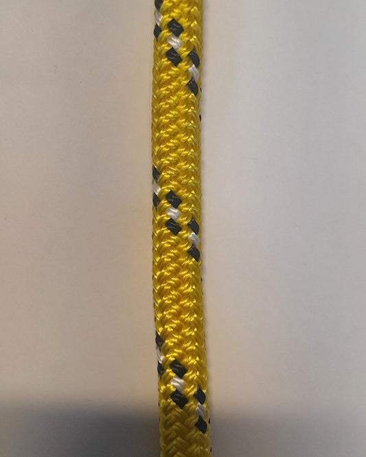 Double Braid 10mm - Yellow with Black Fleck