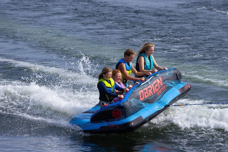 O'Brien Specter 4-Person Towable Sea Biscuit - Blue / Red