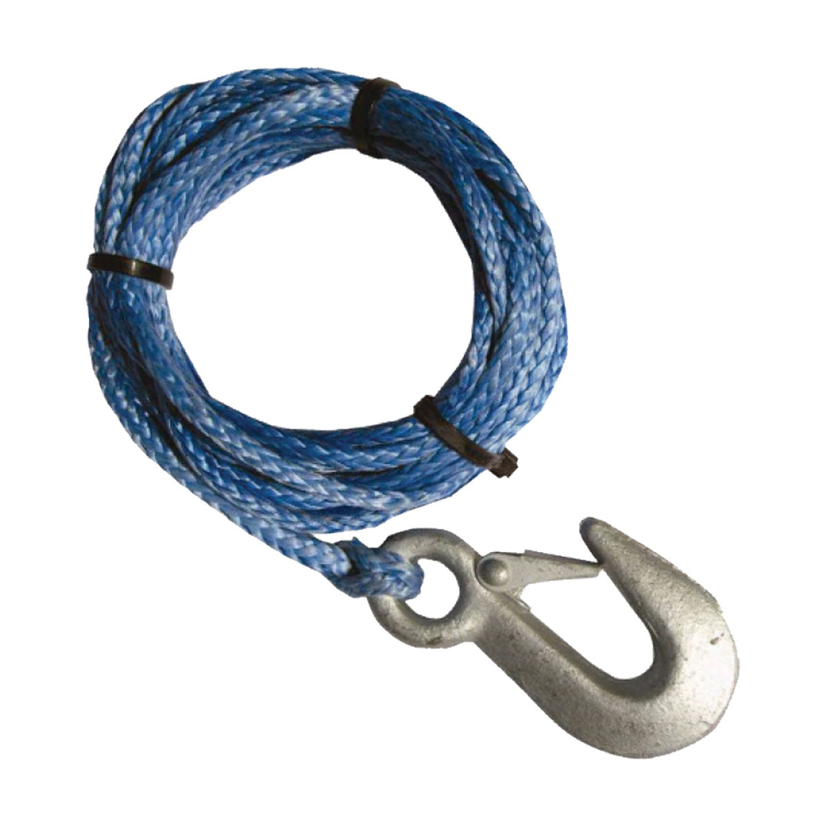 Atlantic Winch Rope Low Stretch 7.5m x 7mm with Snap Hook