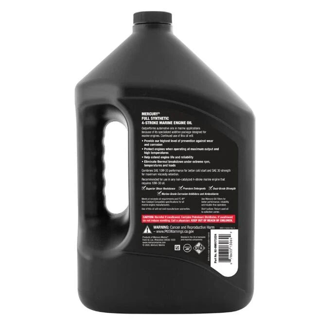 SAE 10W-30 Full Synthetic 4-Stroke Marine Engine Oil