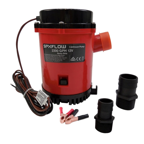 SPX Flow 12V 2200GPH Johnson Heavy Duty Ultima Combo Bilge Water Pump