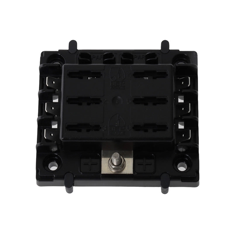 BEP ATC Six Way Fuse Holder Quick Connect with Cover and Link