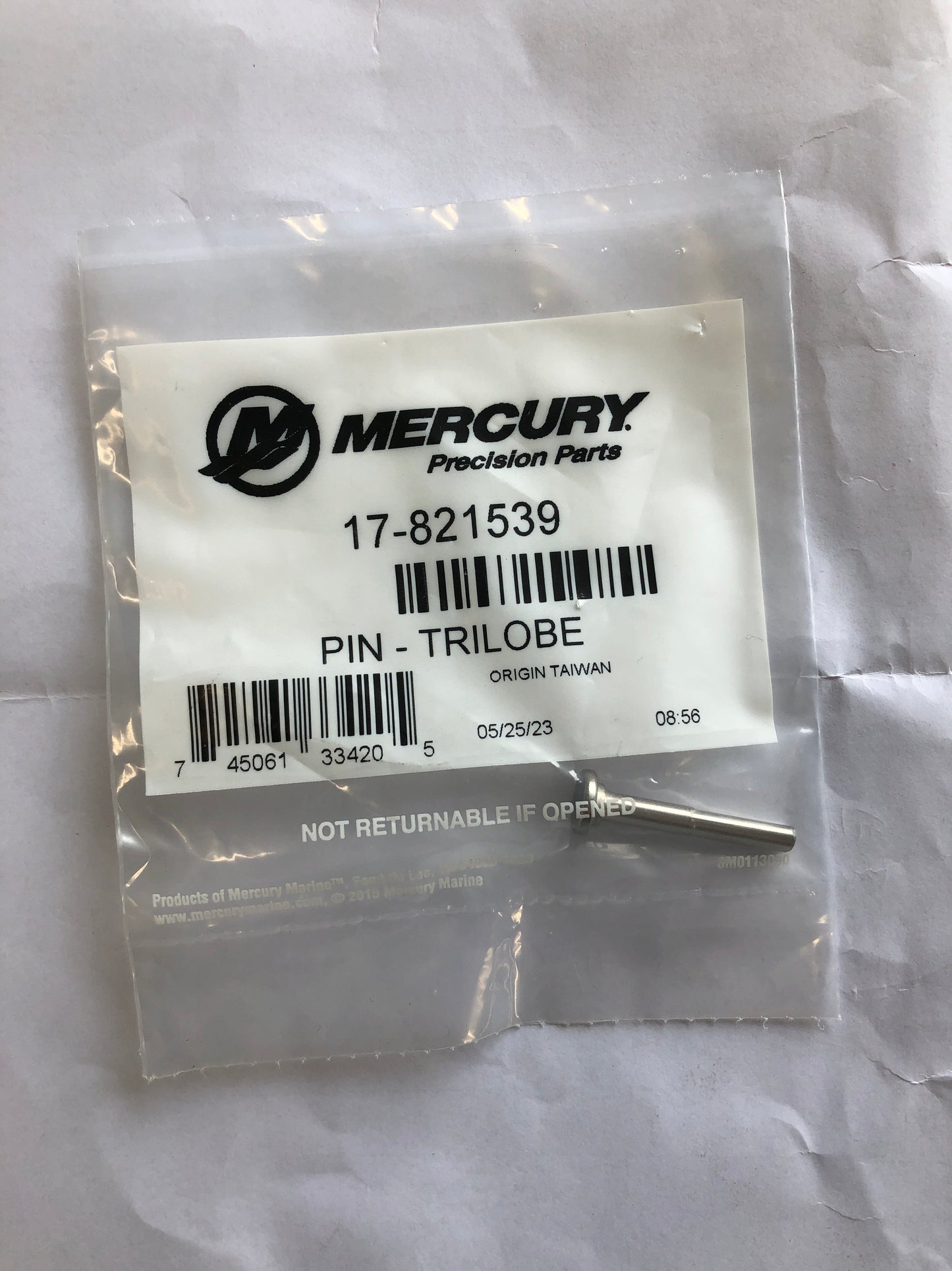 Mercury Trilobe Pin 17-821539