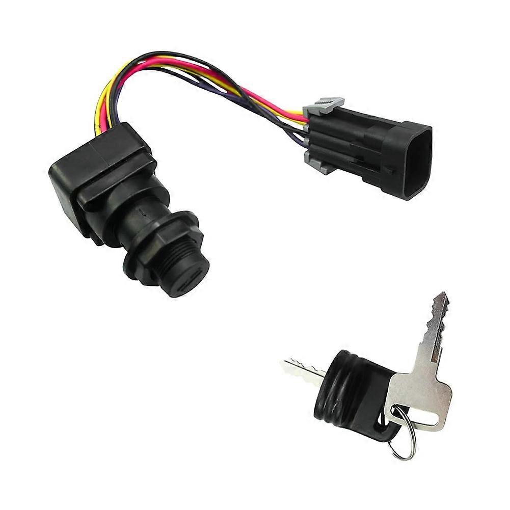 897716K01 Ignition Key Switch with Harness 3-Position for Outboard Engines