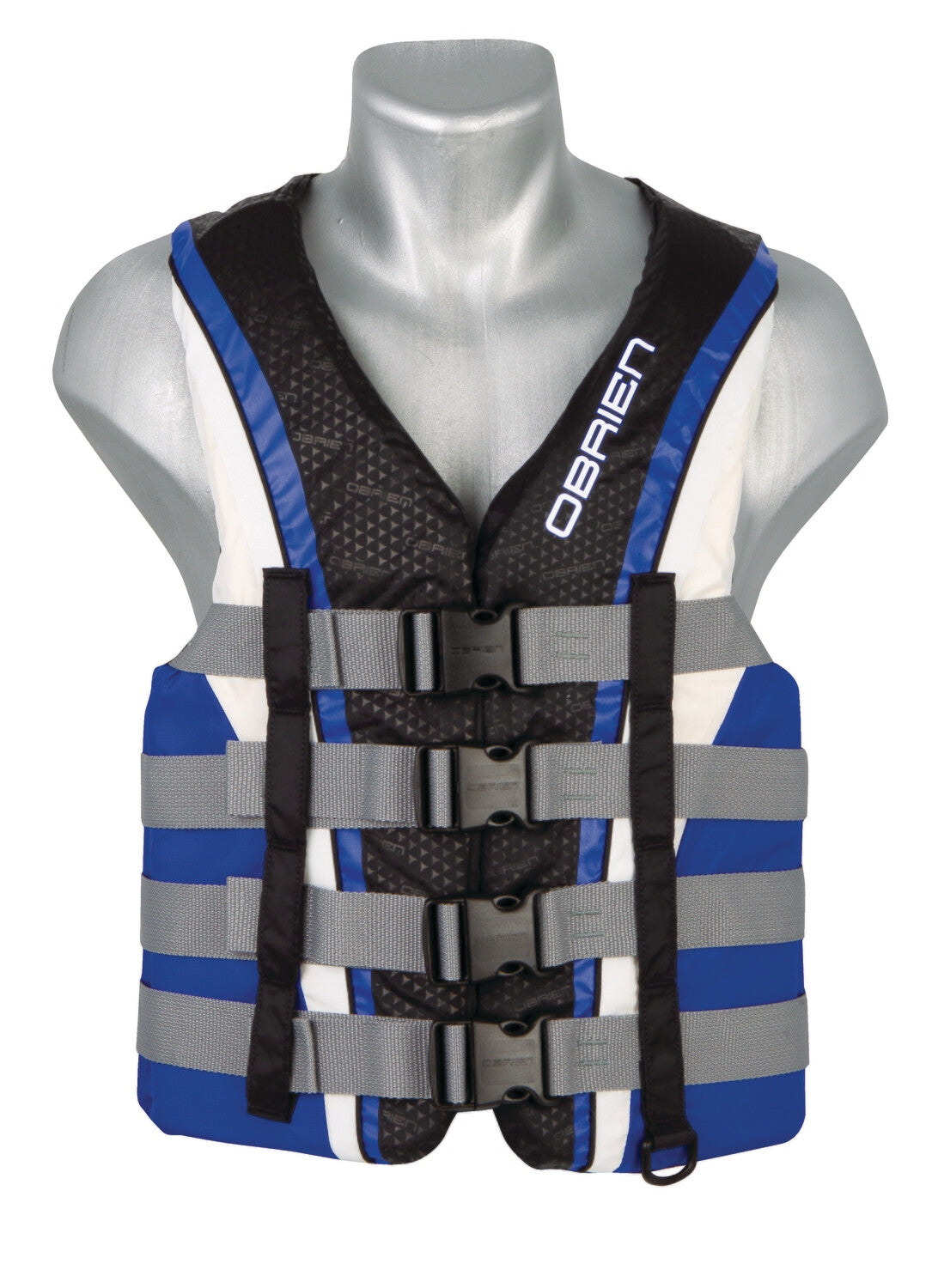 O'Brien Men's 4 Belt Pro Nylon Vest - Blue/Black
