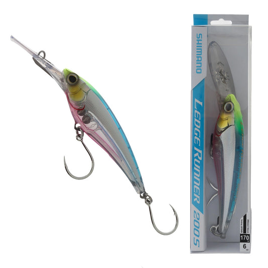 Shimano Ledge Runner 200S Bibbed Trolling Lure Light Show 006 170gm