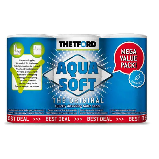 Thetford Aqua Soft Toilet Paper 6PK