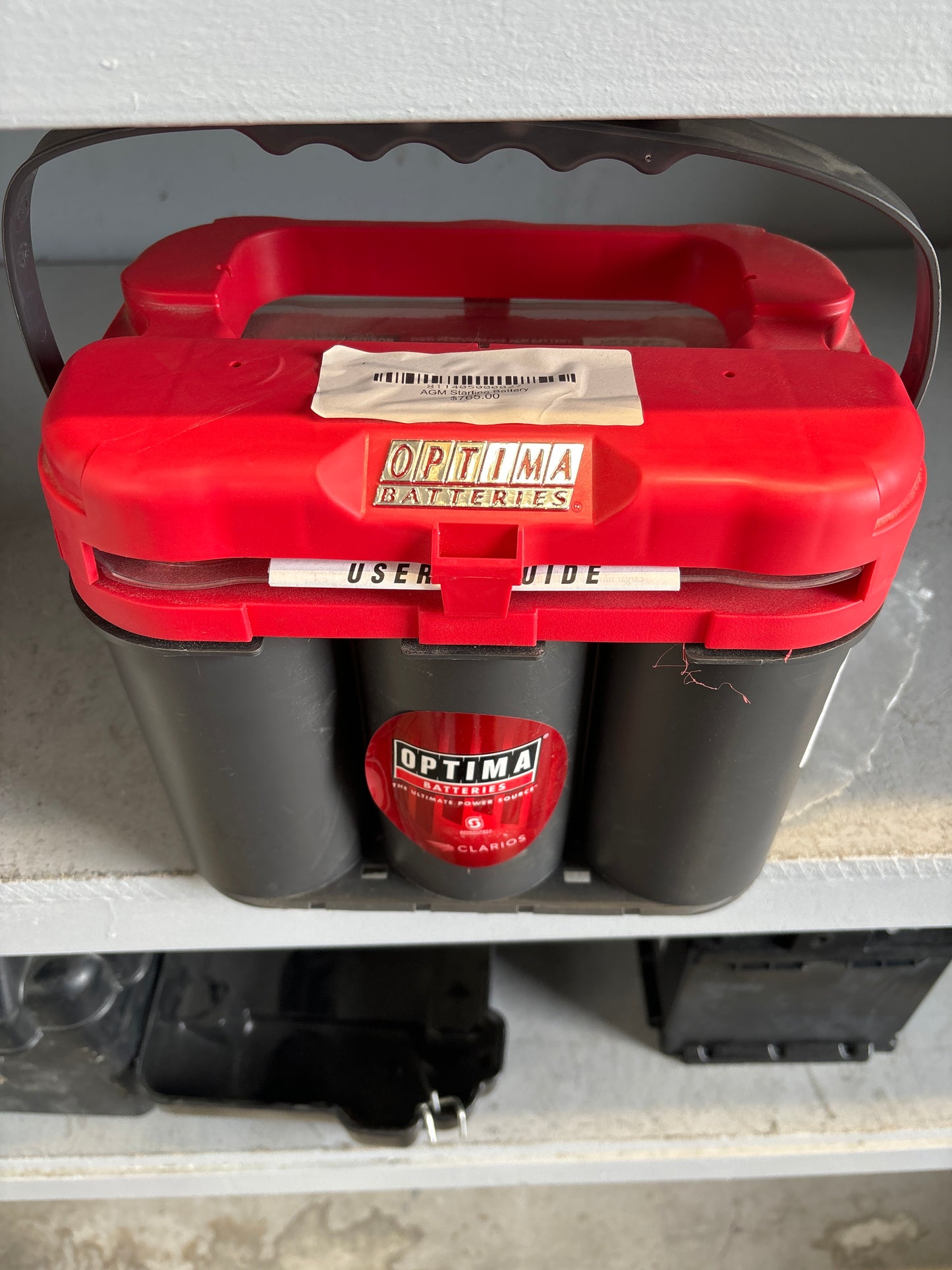 Optima AGM Battery - 34 Red Top Starting