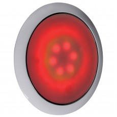 Narva 12V 130Mm Saturn Dual Colour Led Red/White Lamp - White Housing
