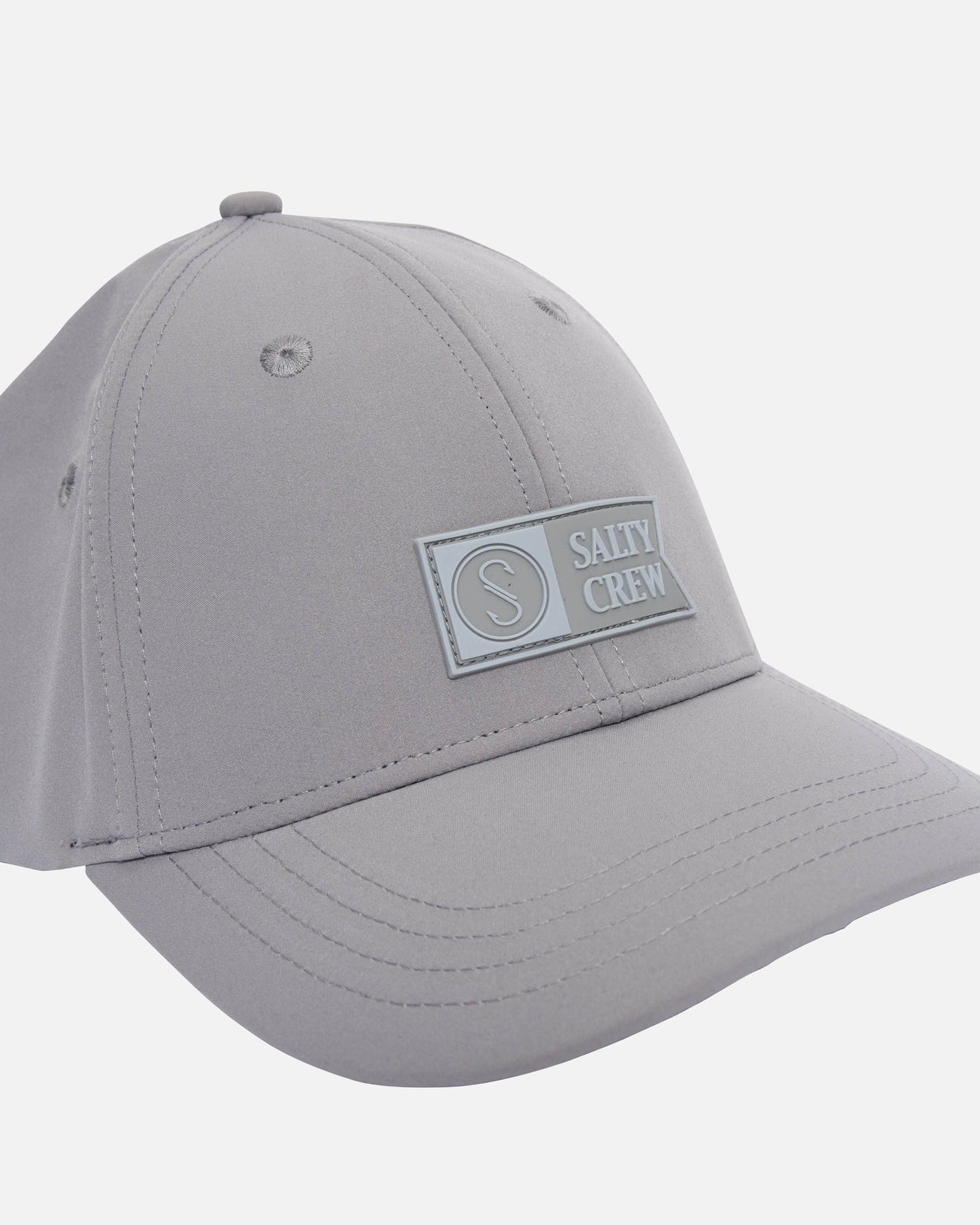 Salty Crew Apex Elastic 6-Panel Cap in Grey