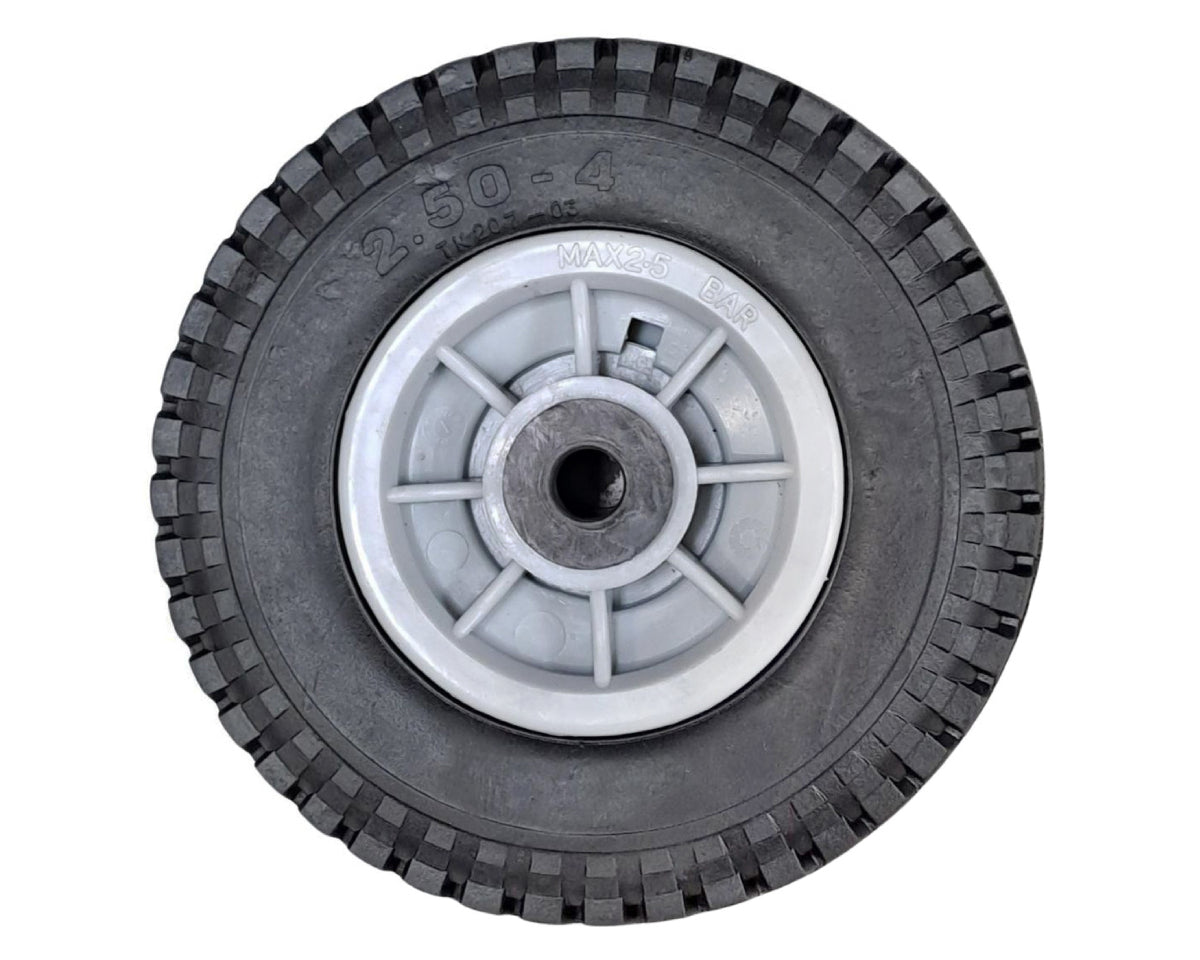 Trojan 220x70mm Early Solid Tyre Wheel - Nylon Hub