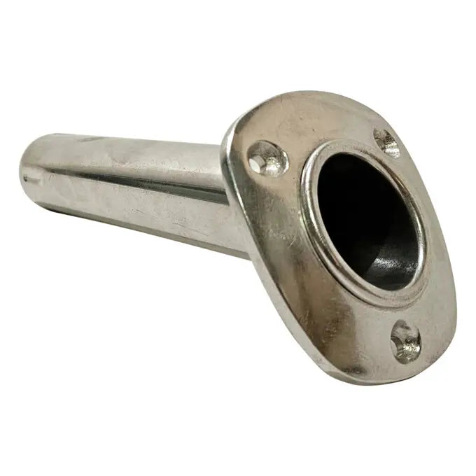 Alloy Flush Mount Rod Holder 27 Deg with 3 Mounting Holes
