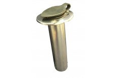 Premium Stainless Steel Vertical Rod Holder 90' Oval top & Cap