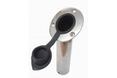 Premium S/S Oval Flush-Mount Rod Holder