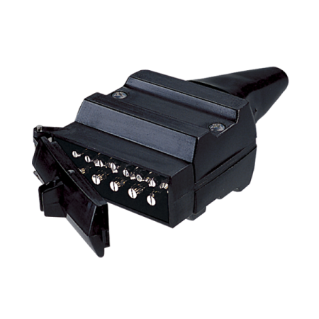 Narva Trailer Plug - 12 Pin Flat Male