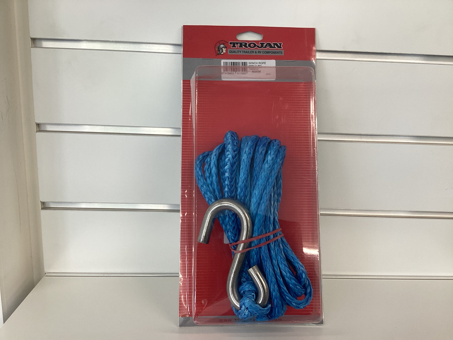 Winch Rope 6m Blue Rope, 6mm diameter 1200kg Capacity