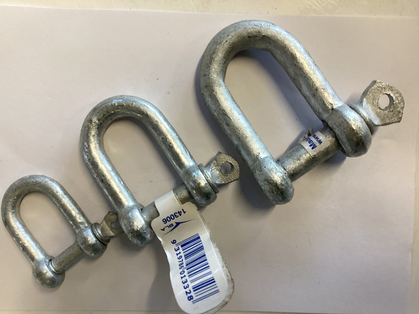 BLA D Shackle Galvanised