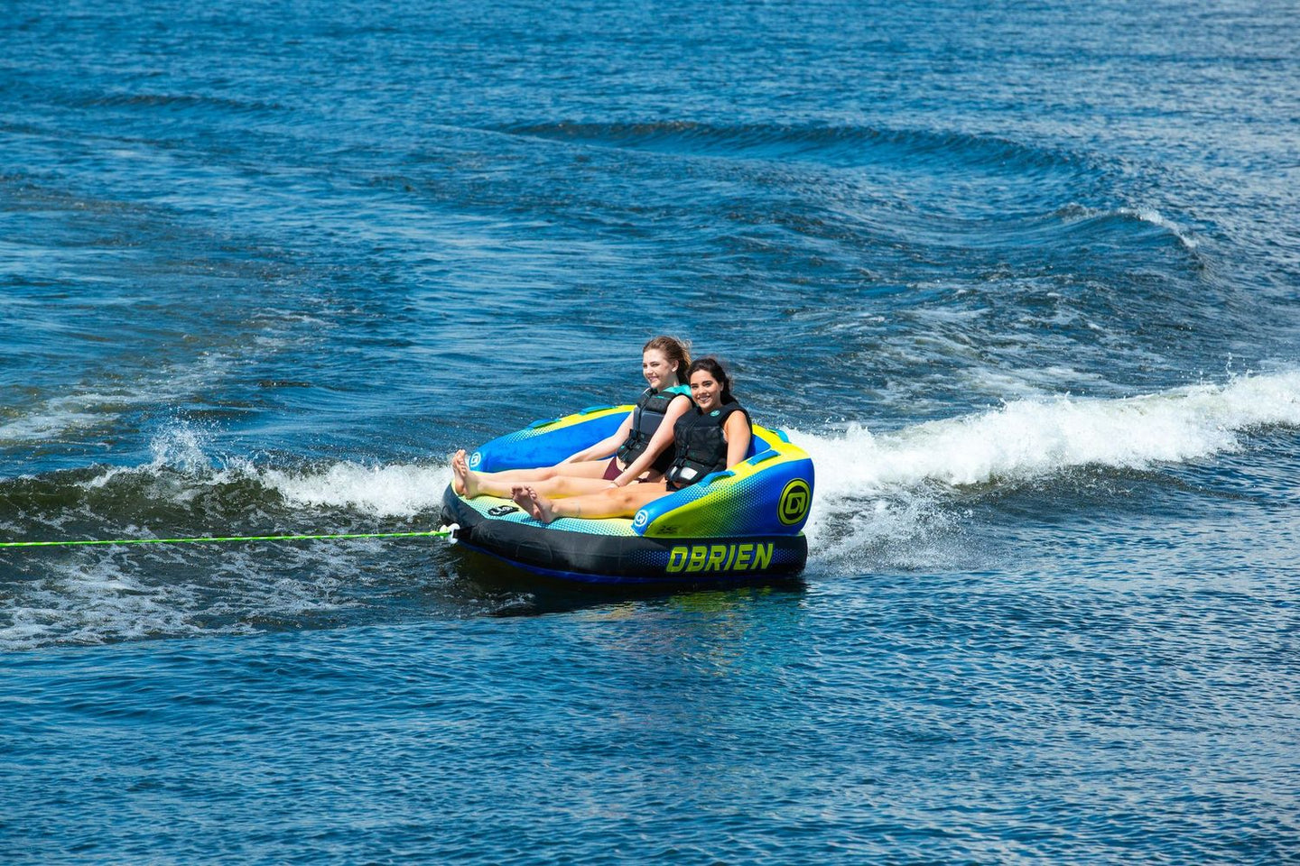 O'Brien Baller 2 Towable Tube - Yellow/Blue