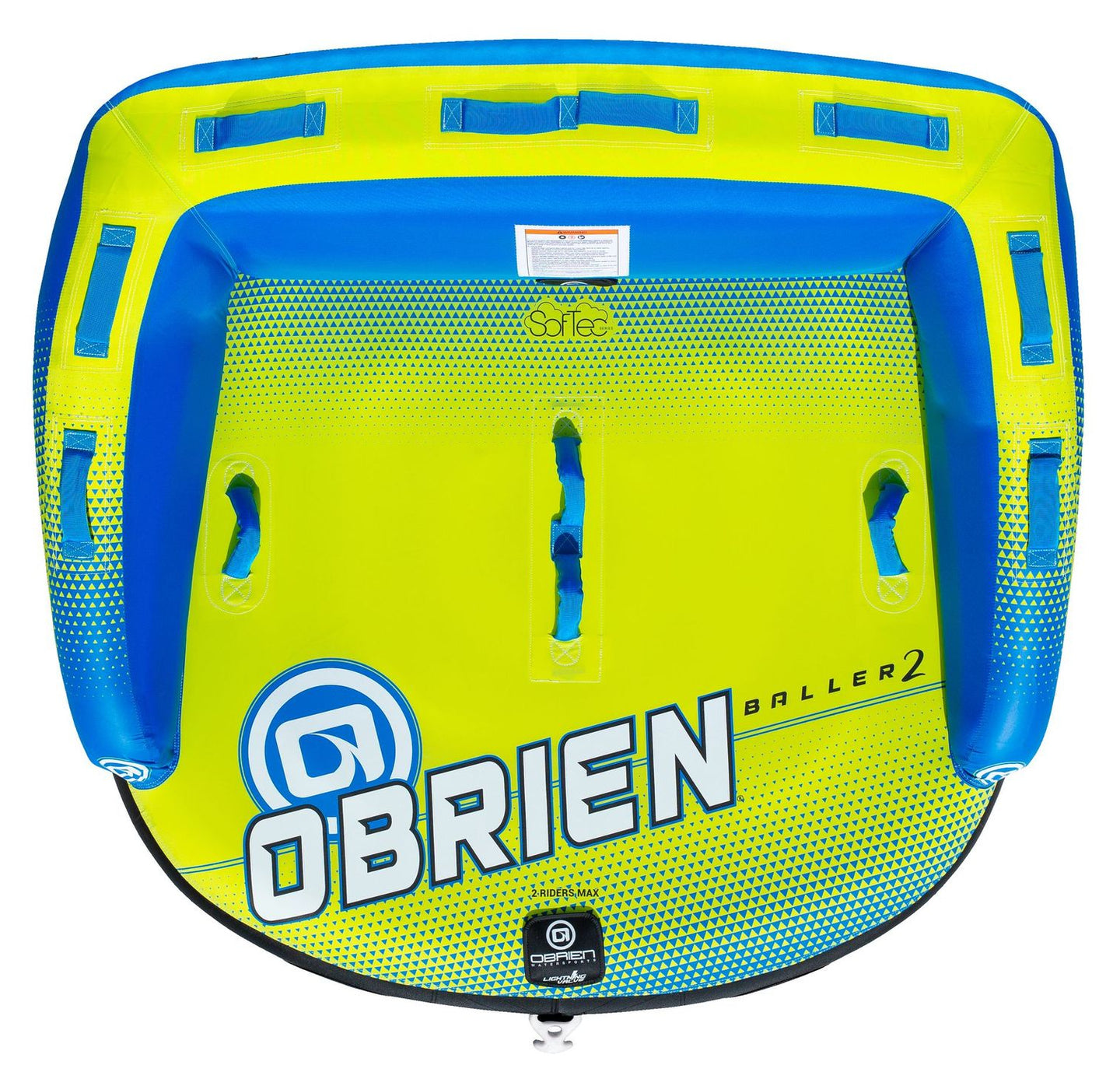 O'Brien Baller 2 Towable Tube - Yellow/Blue